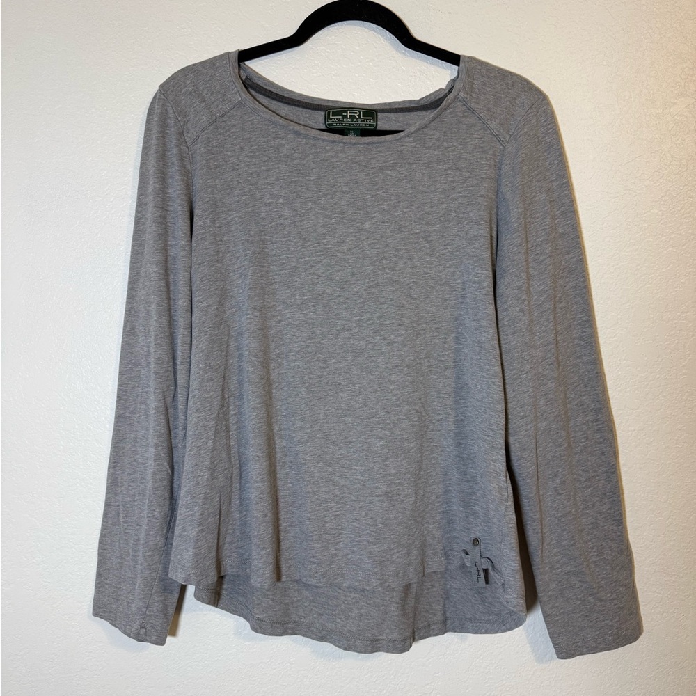Ralph Lauren Active Women's Gray Long Sleeve Top